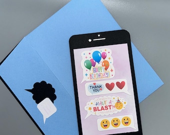 Smartphone Birthday Card
