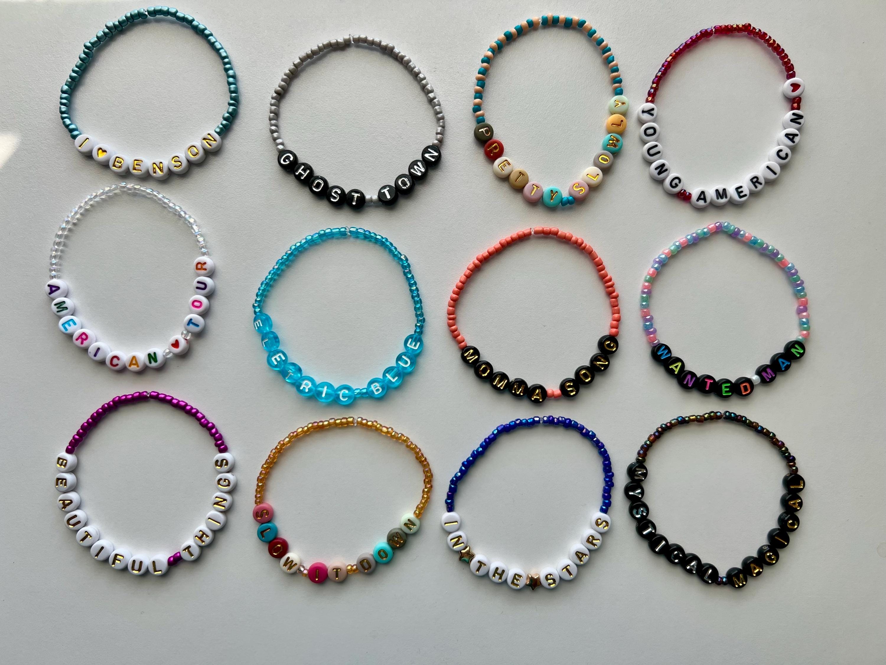 Benson Boone Bracelets - YOU CHOOSE STYLE! Benson Boone Friendship Bracelets, American Heart Tour 2025, Great for Concerts or Gifts!