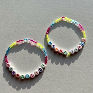 2 Piece Disney Pin Trading Bracelet Stack, Disney Friendship Bracelets, Disney Pixie Dust, Great Gift!
