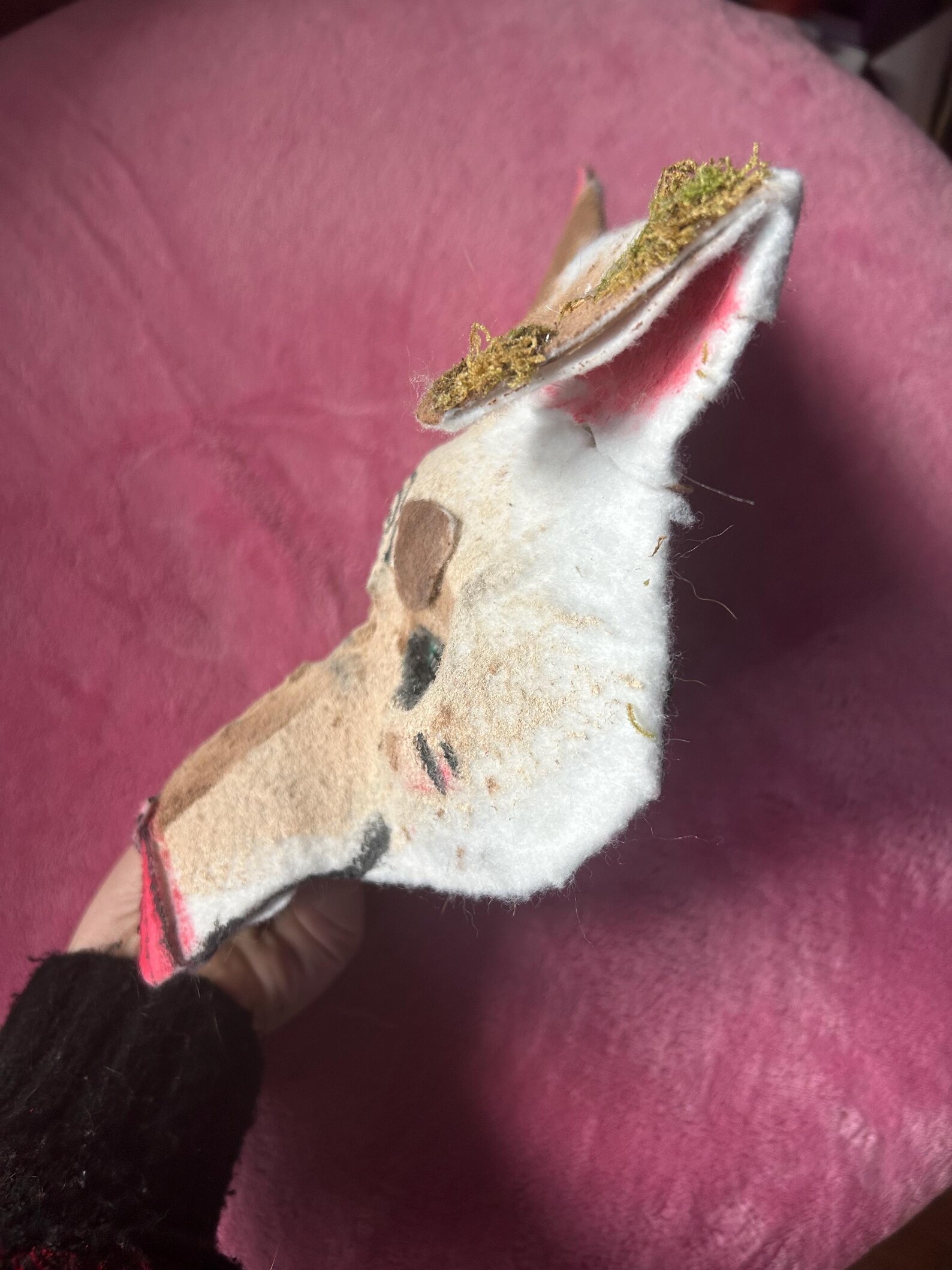 Brown Mossy Dog Mask - Etsy