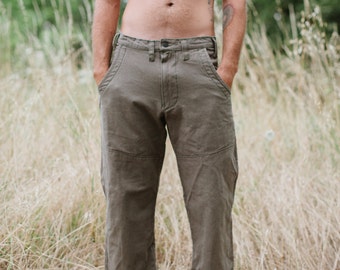 Hawthorn Pants/hemp and Organic Cotton Work Pant - Etsy