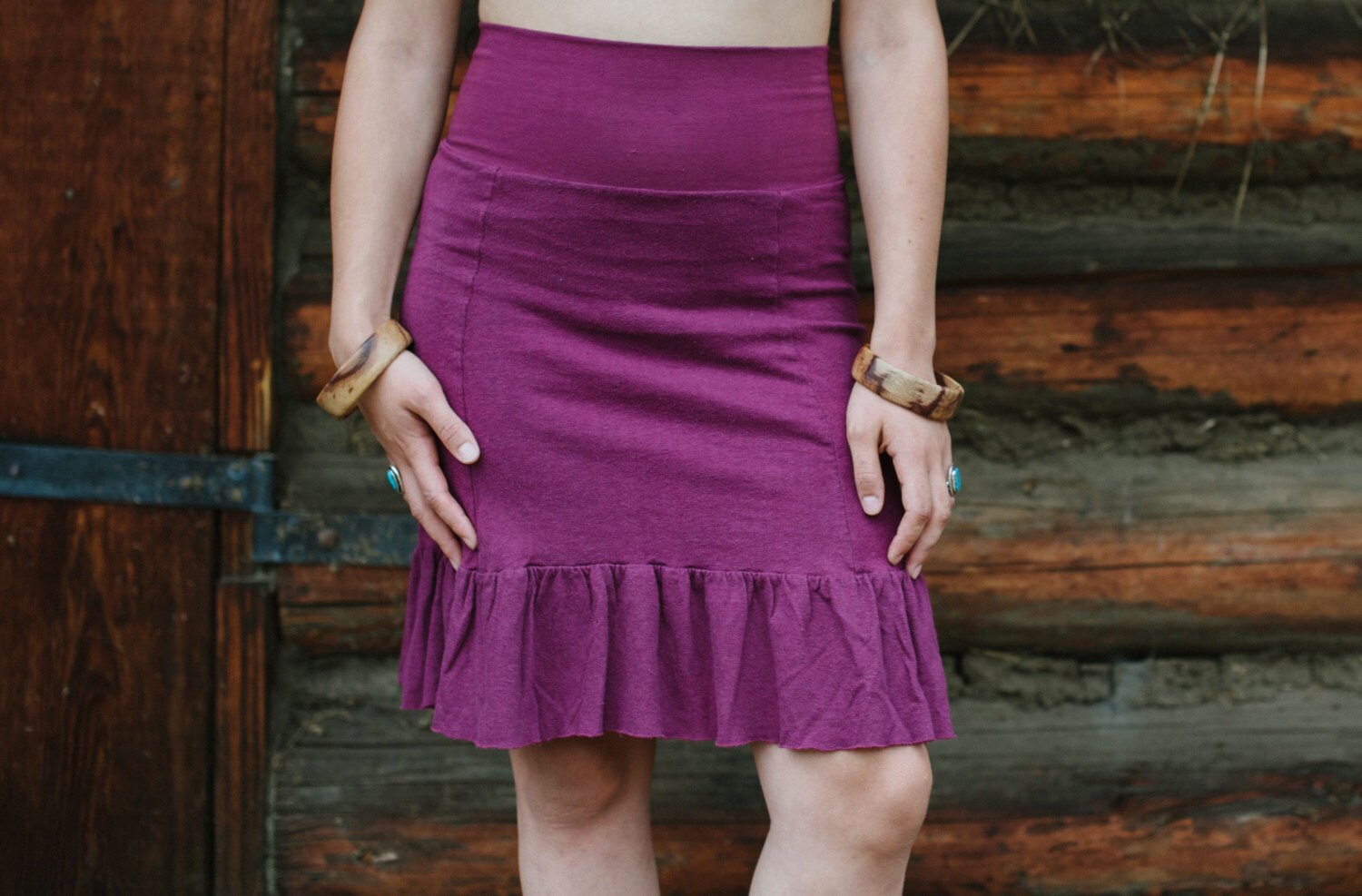 Honeysuckle Skirt/ Hemp and Organic Cotton Etsy