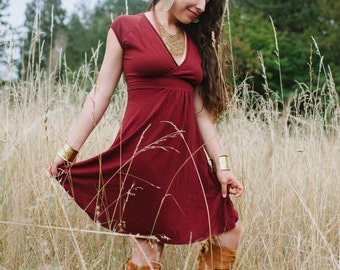 Meadow Dress/ Hemp and Organic Cotton