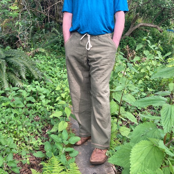 Evergreen Drawstring Pants/ Hemp and 