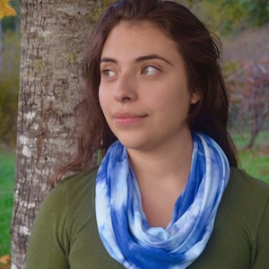 Circle Scarf/Hemp and Organic Cotton Infinity Scarf