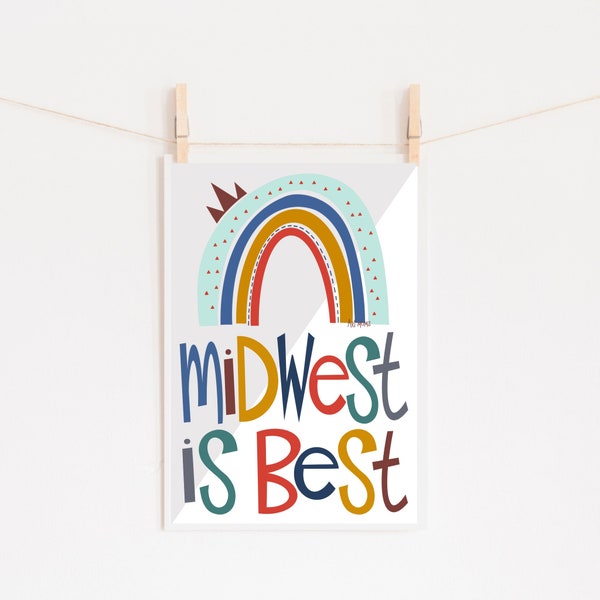 Midwest is Best Print