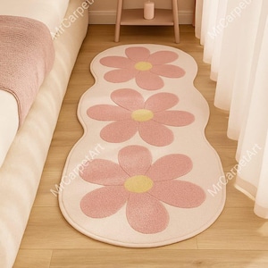 Modern Floral Runner Rug