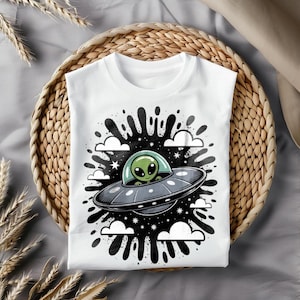Explore the Unknown UFO T-Shirt, Funny Alien Abduction Tee, Hippie Space Shirt, UFO Fly Shirt, Alien Lover Gift, Alien Abduction Shirt