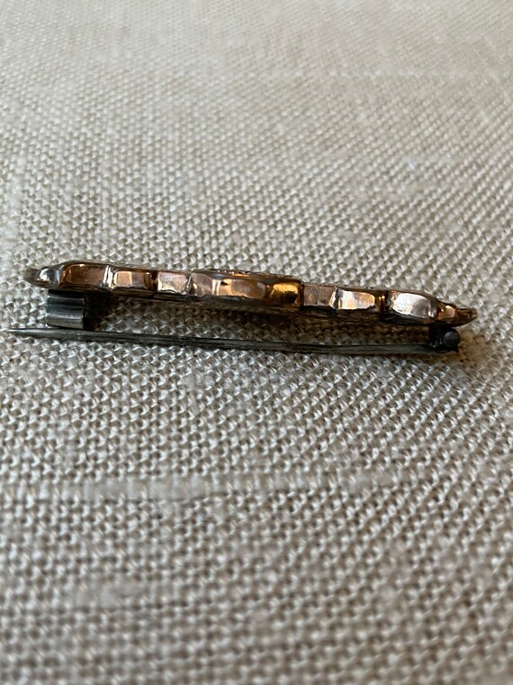 Victorian-era Vintage Gold Filled Bar Pin/Brooch … - image 8