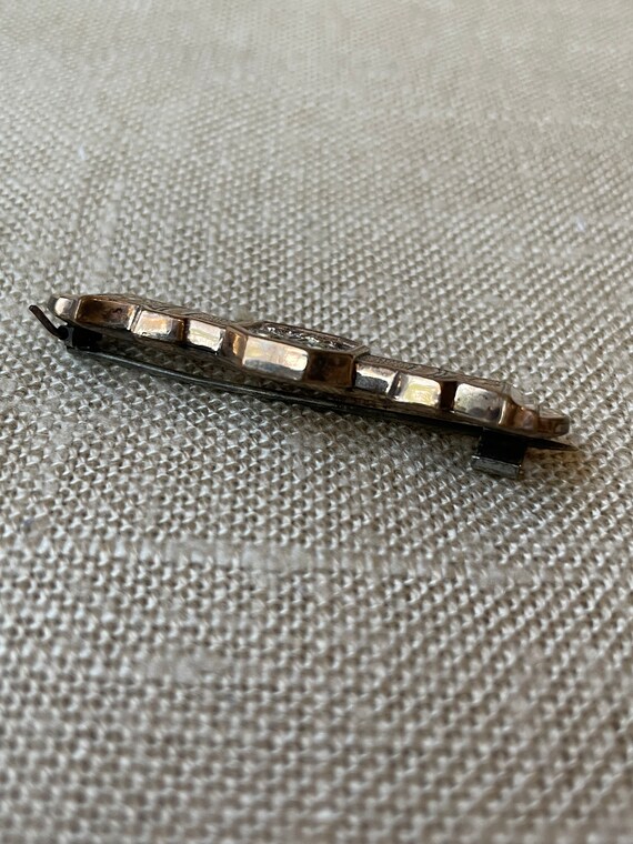 Victorian-era Vintage Gold Filled Bar Pin/Brooch … - image 10