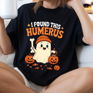 Ho trovato questa maglietta con l&#39;omero, regalo per infermieri, maglietta per infermieri di terapia intensiva neonatale, abbigliamento per la scuola infermieristica, felpa per infermieri di Halloween, maglietta per infermieri spettrali del pronto soccorso