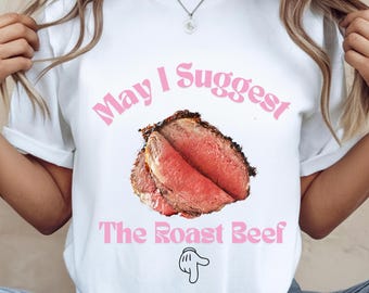 Grappig T-shirt met rosbief, T-shirt met humor voor volwassenen