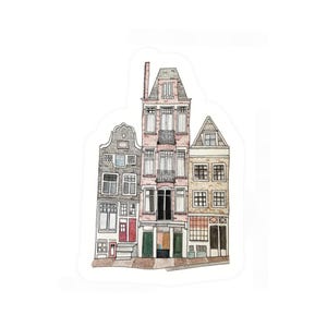 Holenderskie Amsterdamskie Domowe Naklejki Winylowe - Uroczy Wystrój Domu, Sztuka Ścienna, Naklejki Na Laptopa, Prezenty Dla Niej, Pomysły Na Zabawne Artykuły Papiernicze