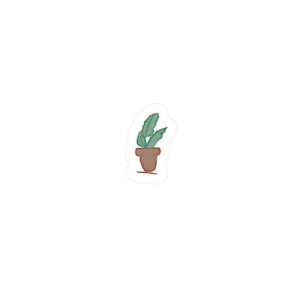 Calcomanías de vinilo troqueladas para amantes de las plantas / Lindas pegatinas de plantas de interior para decoración del hogar, regalos, jardinería de interior y aficionados a la jardinería.