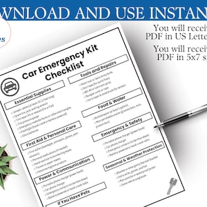 printable car emergency checklist

car emergency kit checklist PDF

car safety checklist printable

roadside emergency kit essentials list

winter car emergency kit checklist

family car emergency kit

car emergency kit for drivers

cold weather car emergency list

car safety preparation checklist

car emergency kit for parents