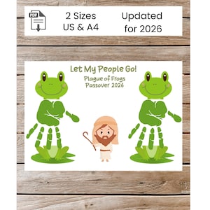 Passover Handprint Craft Printable, The Ten Plagues Passover Lesson, Passover Activity for Preschoolers, Kids, Passover Handprint Art