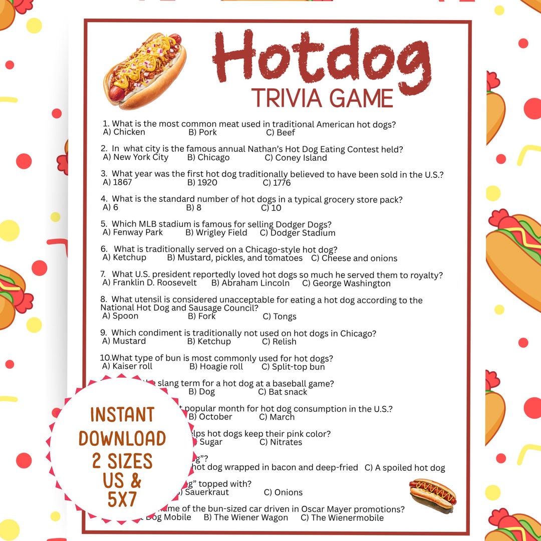 Hot Dog Riddle This item is unavailable - Etsy