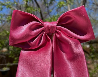 Haarschleife, Satinschleife, Haarschleife für Frauen, Haarschleife für Mädchen, Haarspange, Haarschmuck, Geschenke, Hochzeit.