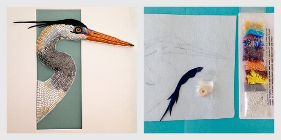 The Heron Bead Embroidery Tutorial And Kit