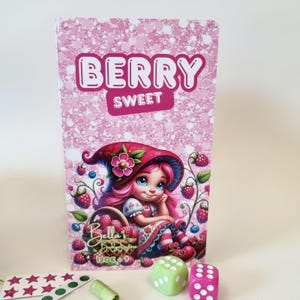 Berry Sweet Klappkarte Sparchallenge Sparspiel A6 Budgetbinder Sommer Urlaub