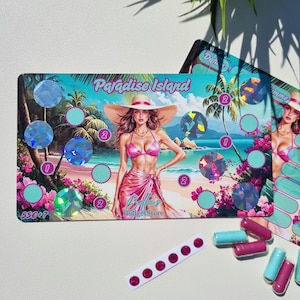 Paradise Island Sparchallenge A6 Budgetbinder Umschlagmethode Urlaub