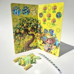 Lemon Grove Klappkarte Sparchallenge Sparspiel A6 Budgetbinder Sommer Urlaub