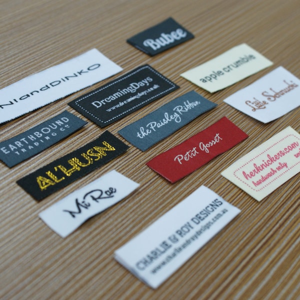 Woven Labels - Etsy