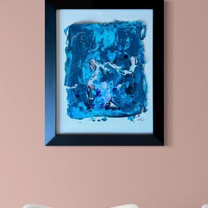 Abstract Painting - Blue Waves - Original