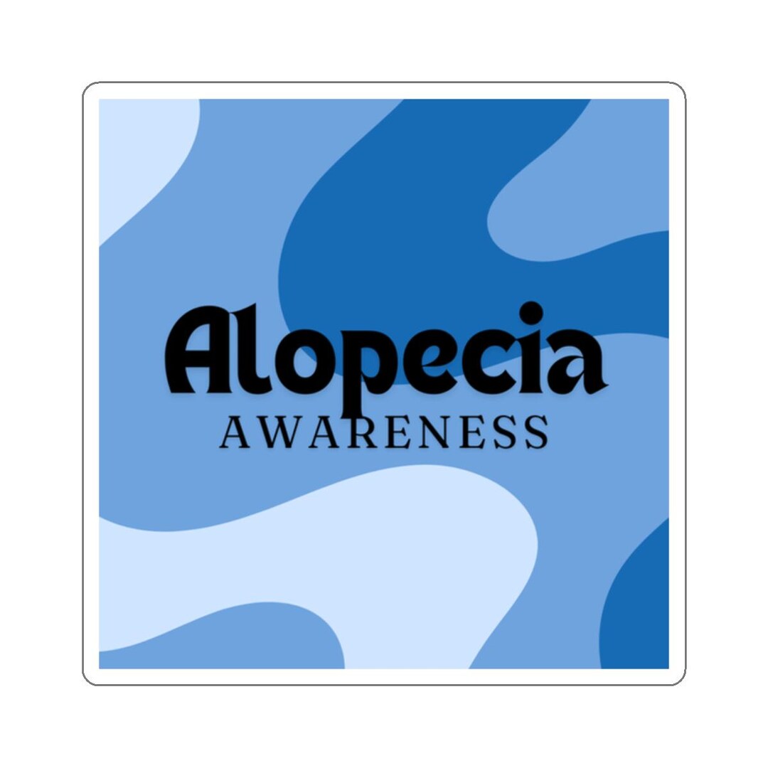 Alopecia Awareness - Kiss-cut Stickers - Etsy