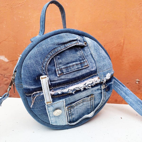 Faux Straw Round Bag | Faux Straw Round Tote Bag