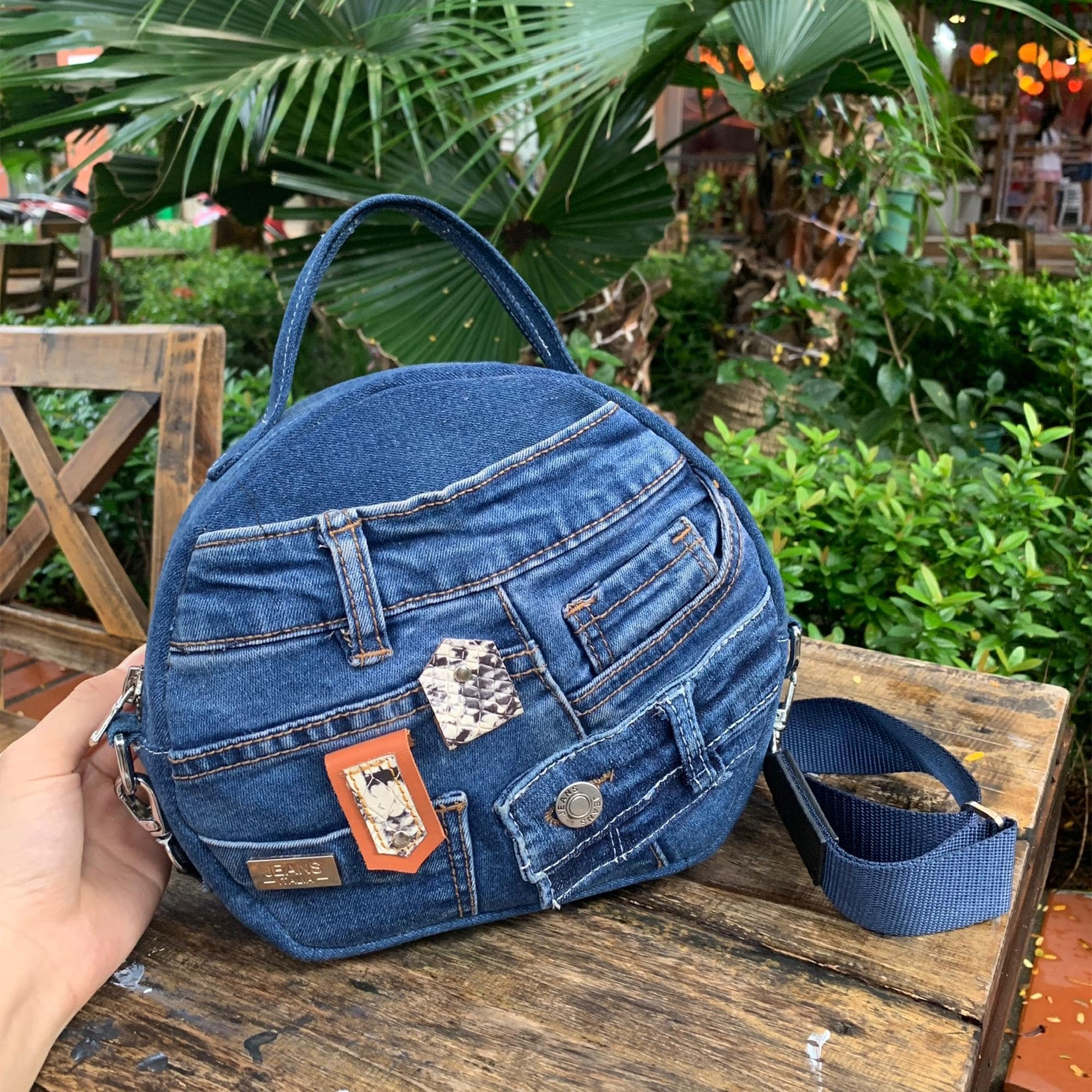 Jeans Bag Etsy