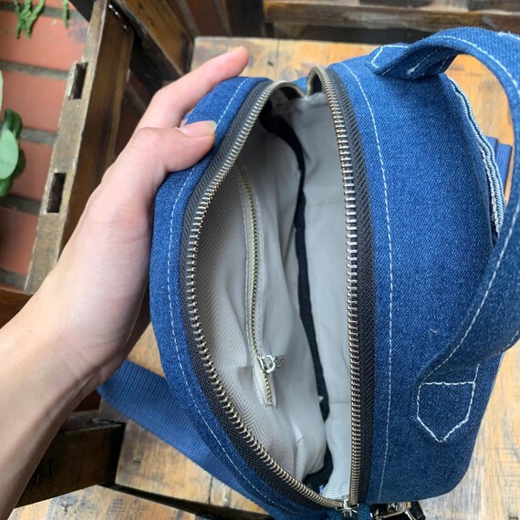 Handcrafted Bag Round Denim Bag Made From Recycled Levis Jeans Round Bag Round Crossbody Bag Round Wallet Recycled Jeans Bag. Etsy Canada