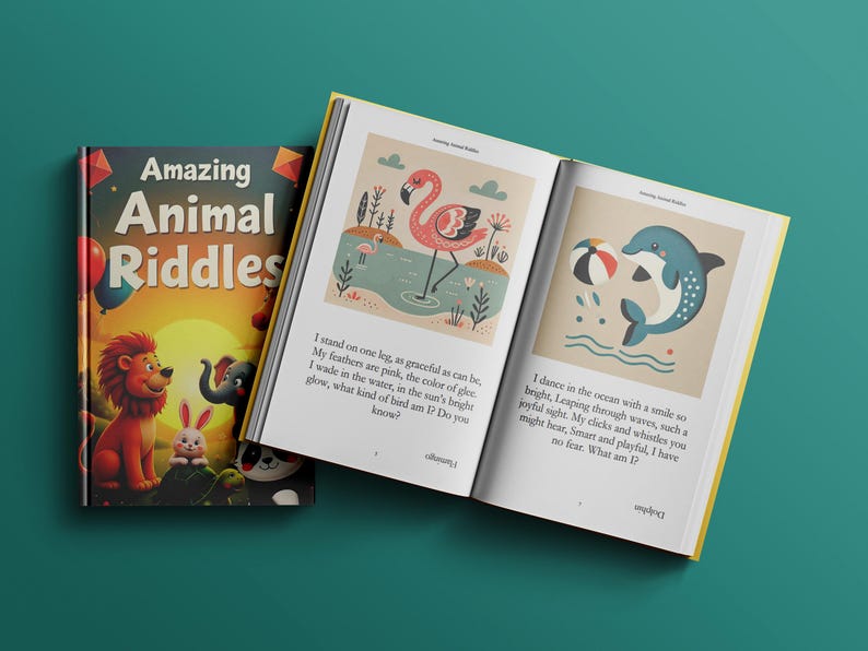 Amazing Animal Riddles , Riddles Book , Family Activity , Learning Fun ...