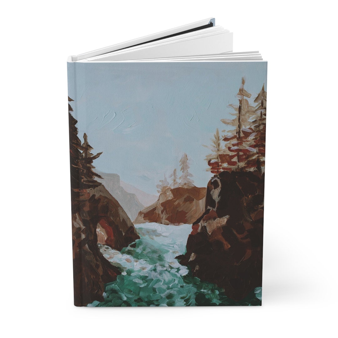Oregon Journal Icon Oregon Coast Journal Nature Journal Ocean Coast Painting Travel Journal ...