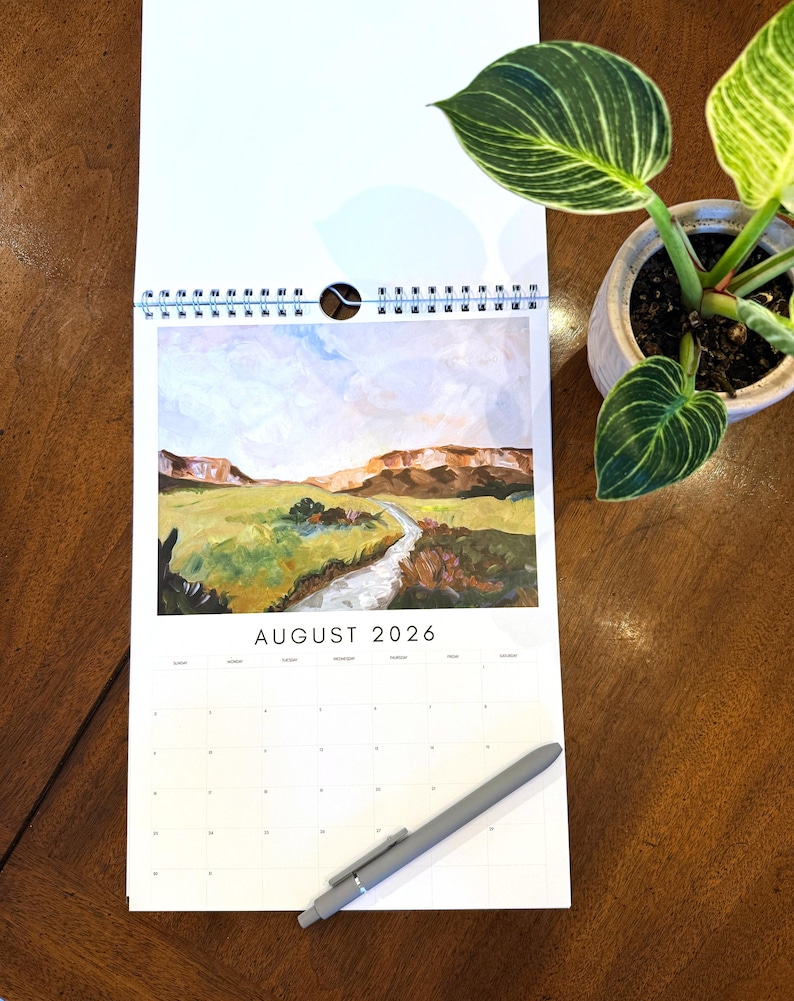 2026 Wall Calendar With Original Landscape Paintings, Oregon Watercolor ...