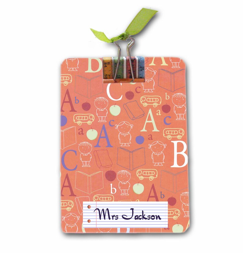 Teacher Gift Mini Clipboard Personalized Etsy
