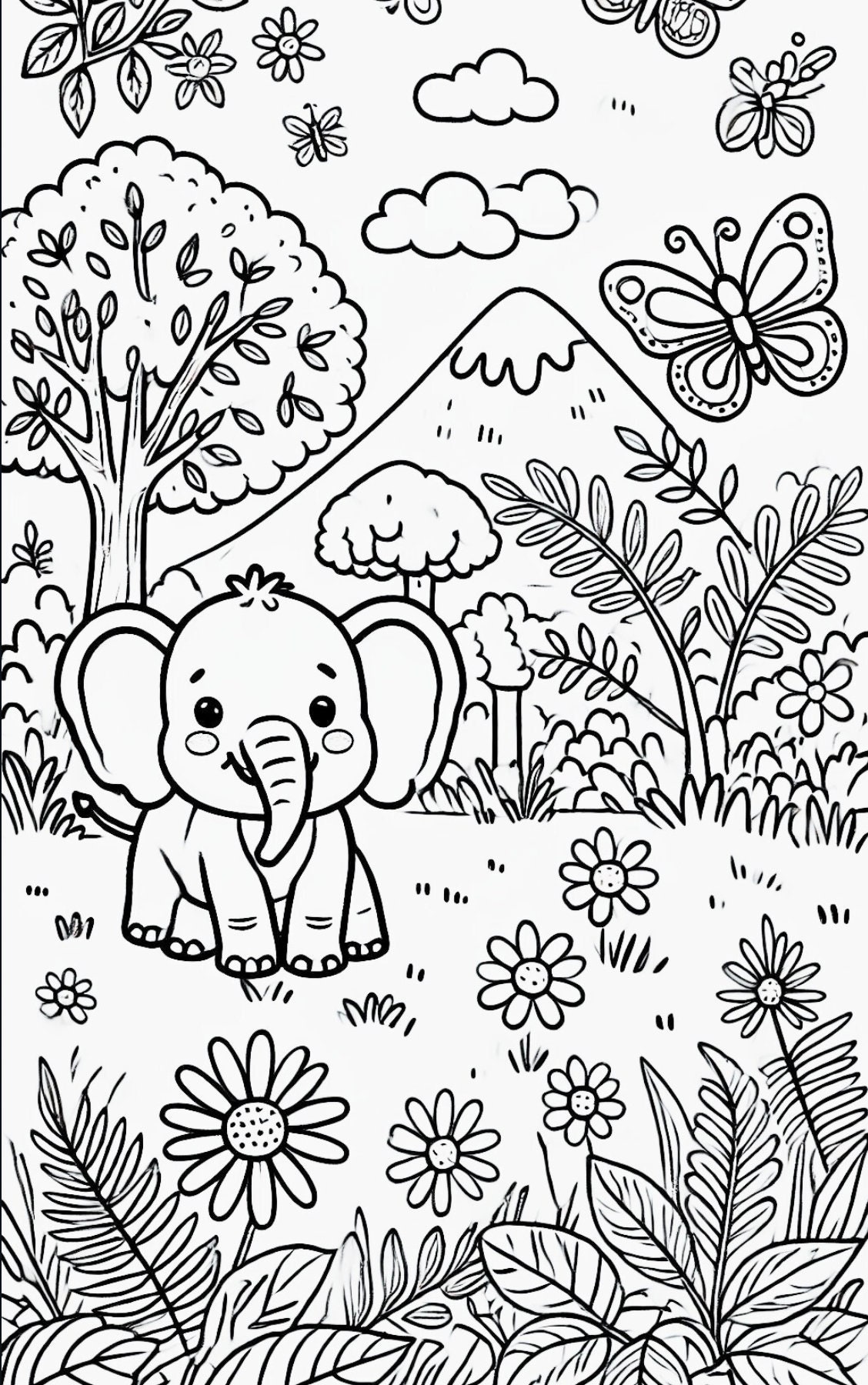 Creative Kids' Coloring Pages | Fun, Simple Designs for Children - Etsy