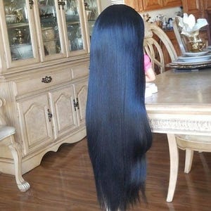 Black Yaki Lace Front Wig