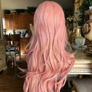 Pink Lace Front Wig