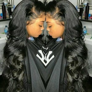 Black Bodywave Lace Front Wig