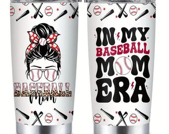 20oz roestvrijstalen honkbalbeker met deksel - perfect cadeau herbruikbaar vaatwasmachinebestendig, ideaal voor feesten en speciale gelegenheden