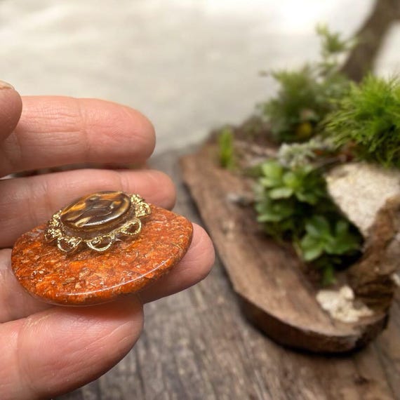 80s Throwback Statement Earrings – Bakelite Scara… - image 7