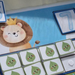 Counting Clip Cards Printable | Montessori Math Activity PDF | Numbers 1–10 Preschool Game | Toddler Counting Practice