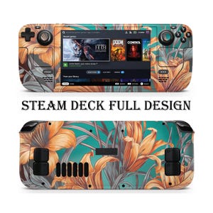 Benutzerdefinierte Steam Deck Skin | Voll Wrap Vinyl Aufkleber | Schützende Gaming-Abdeckung
