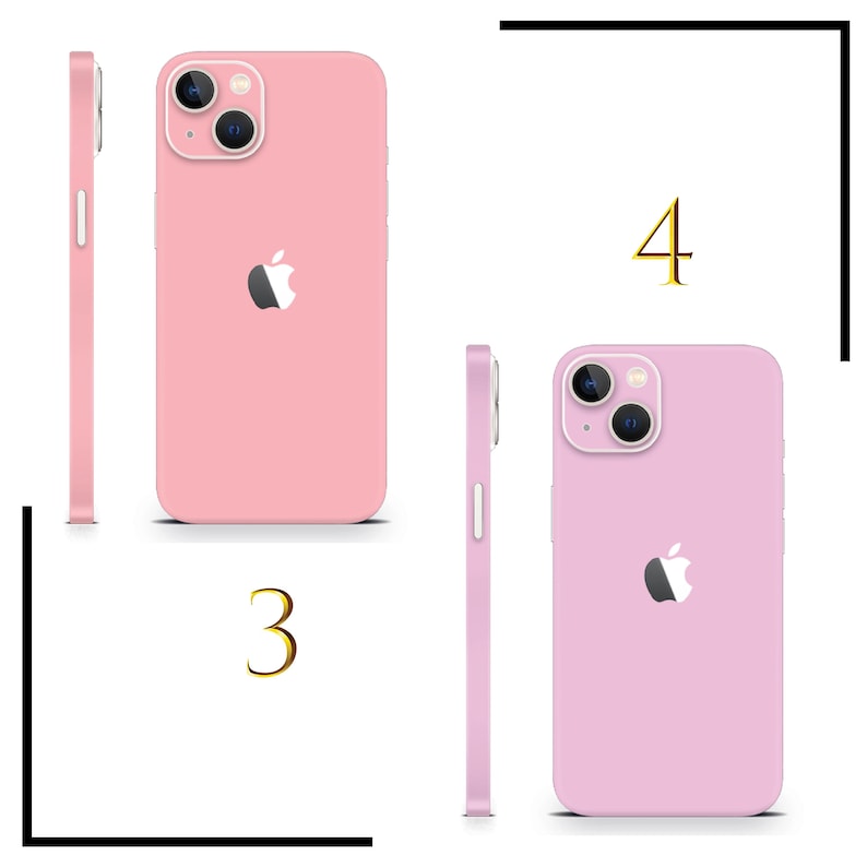 iPhone Skin Wraps – Matte Finish in Multiple Colors | Compatible with iPhone 16 Pro Max, iPhone 15 Pro, iPhone 12, iPhone 13 & More | High-Quality 3M Vinyl, Bubble-Free, Residue-Free