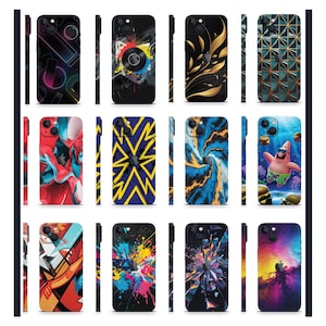 Premium iPhone Skin Wrap - Matte Finish, Bubble-Free and Customizable | For iPhone 16 Pro Max, iPhone 15 Pro, iPhone 12, iPhone 13