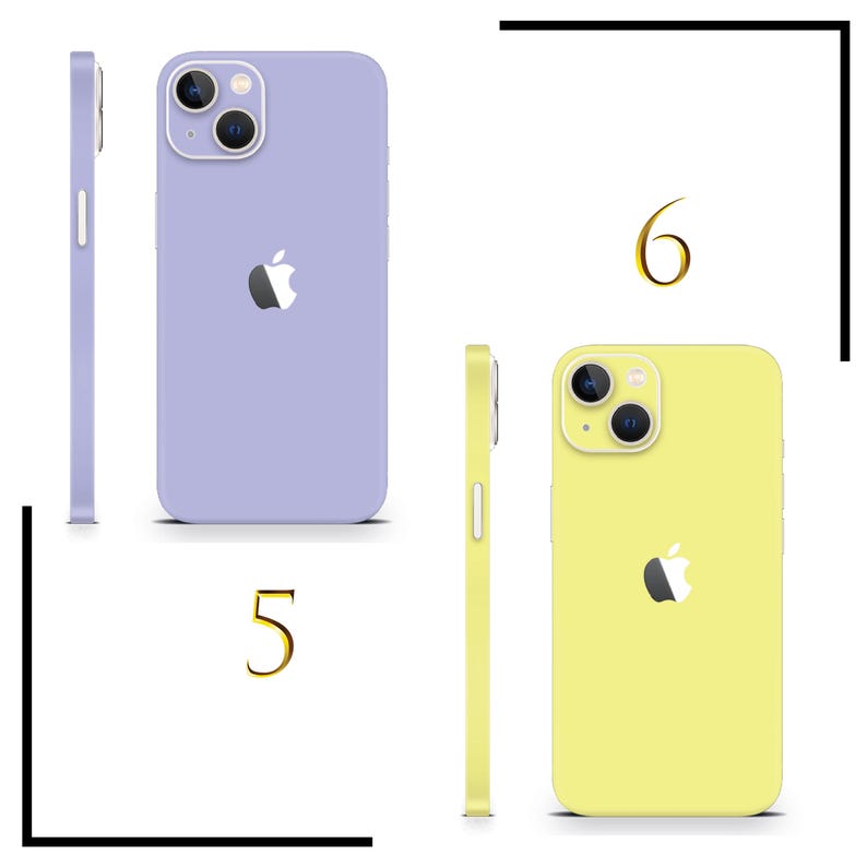 iPhone Skin Wraps – Matte Finish in Multiple Colors | Compatible with iPhone 16 Pro Max, iPhone 15 Pro, iPhone 12, iPhone 13 & More | High-Quality 3M Vinyl, Bubble-Free, Residue-Free