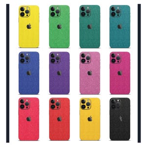 Premium iPhone Skin Wrap - Matte Finish, Bubble-Free and Customizable | For iPhone 16 Pro Max, iPhone 15 Pro, iPhone 12, iPhone 13