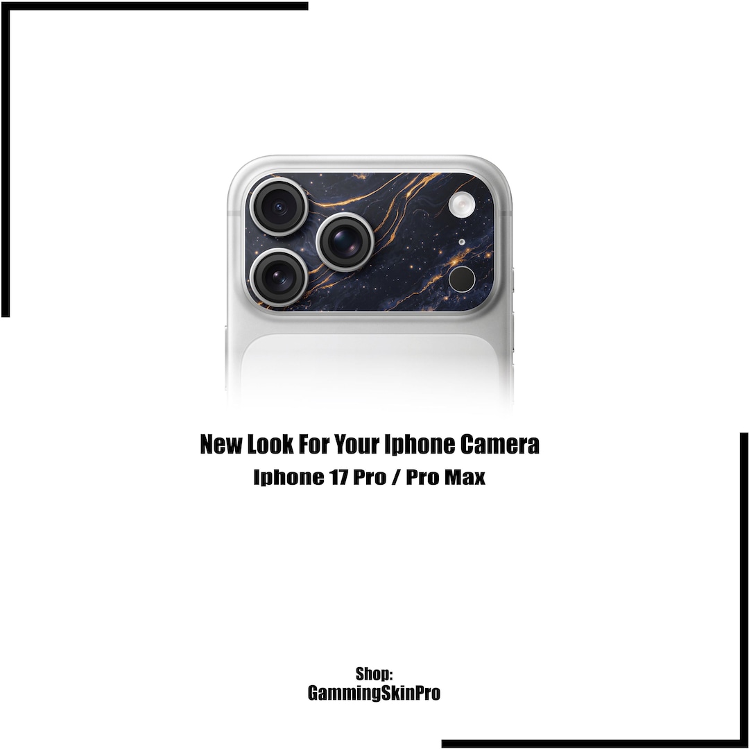 4PCS iPhone 17 Pro Camera Skin Sticker, iPhone 17 Pro Max Camera Cover ...