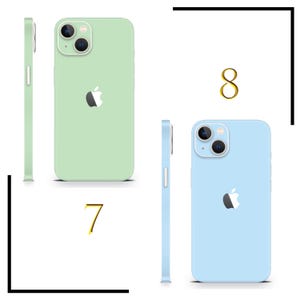 iPhone Skin Wraps – Matte Finish in Multiple Colors | Compatible with iPhone 16 Pro Max, iPhone 15 Pro, iPhone 12, iPhone 13 & More | High-Quality 3M Vinyl, Bubble-Free, Residue-Free